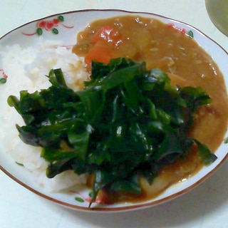 ワカメカレー